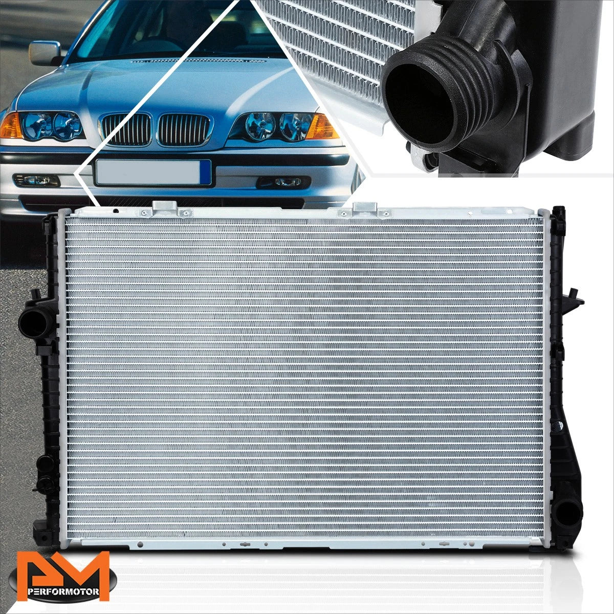 Aluminum Radiator for BMW 528i/540i/740i/750iL (1995–1998) DPI-1401