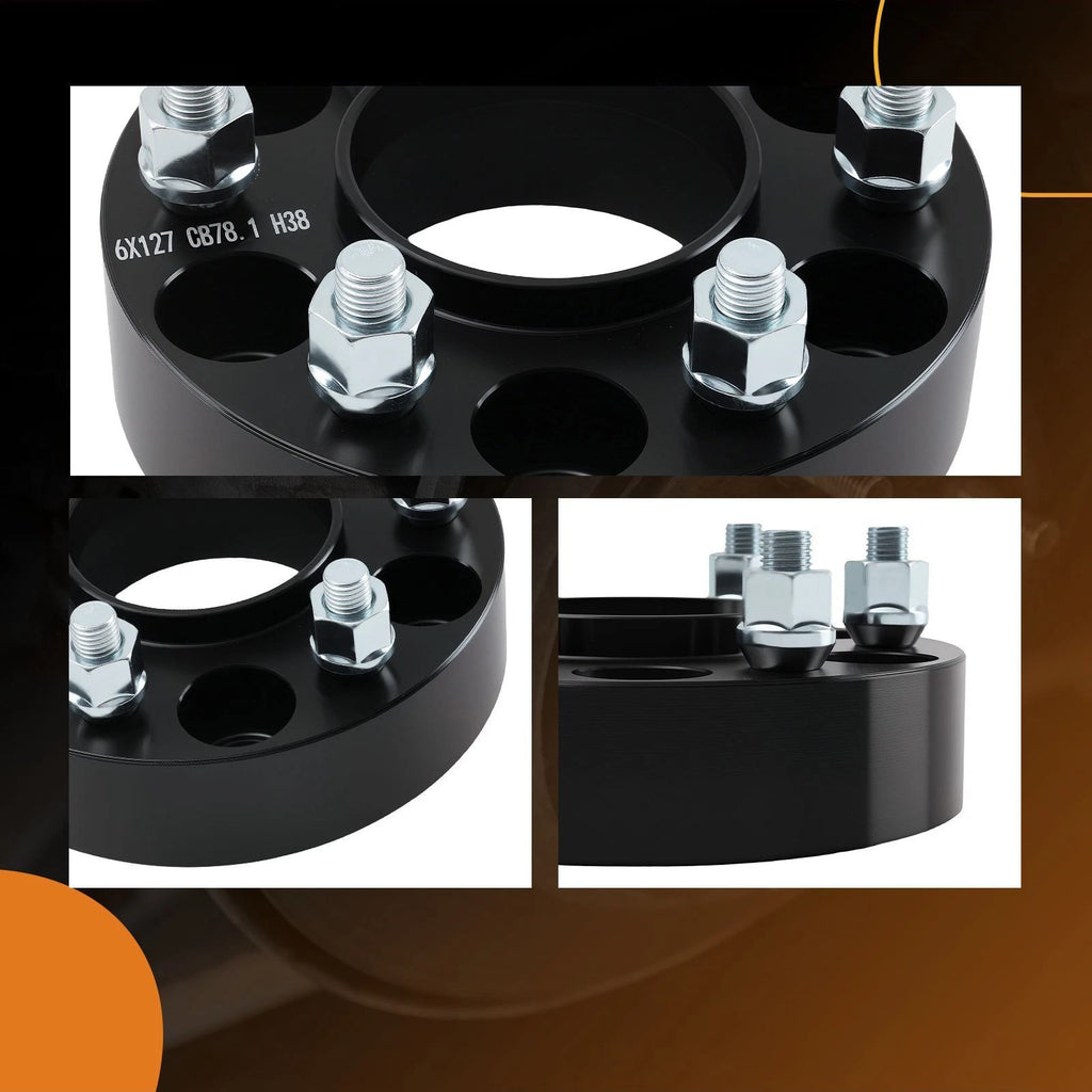 Set of 2 Hub Centric Wheel Spacers for Chevrolet SSR, Trailblazer (2002–2009) 6x5"