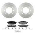 Bosch QuietCast Rear Rotors & Ceramic Brake Pad Kit for F-250 Super Duty (2005–2023)