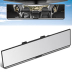 Universal Flat Panoramic Wide Angle Rear View Mirror Glass 11.8" X 3" X 1"