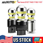 Set of 2 LED Strobe Brake Tail Light Bulbs for Multiple Vehicles (YYYY–YYYY)