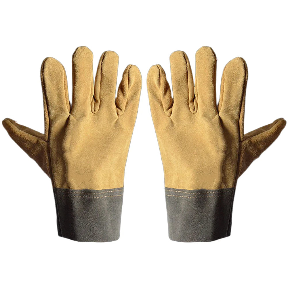Cowhide Welding Gloves for MIG TIG Welding (Flame Retardant, Heat Resistant)