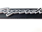 Matte Black Premium License Plate Frame with Gray Outline for Ford (2009–2014)
