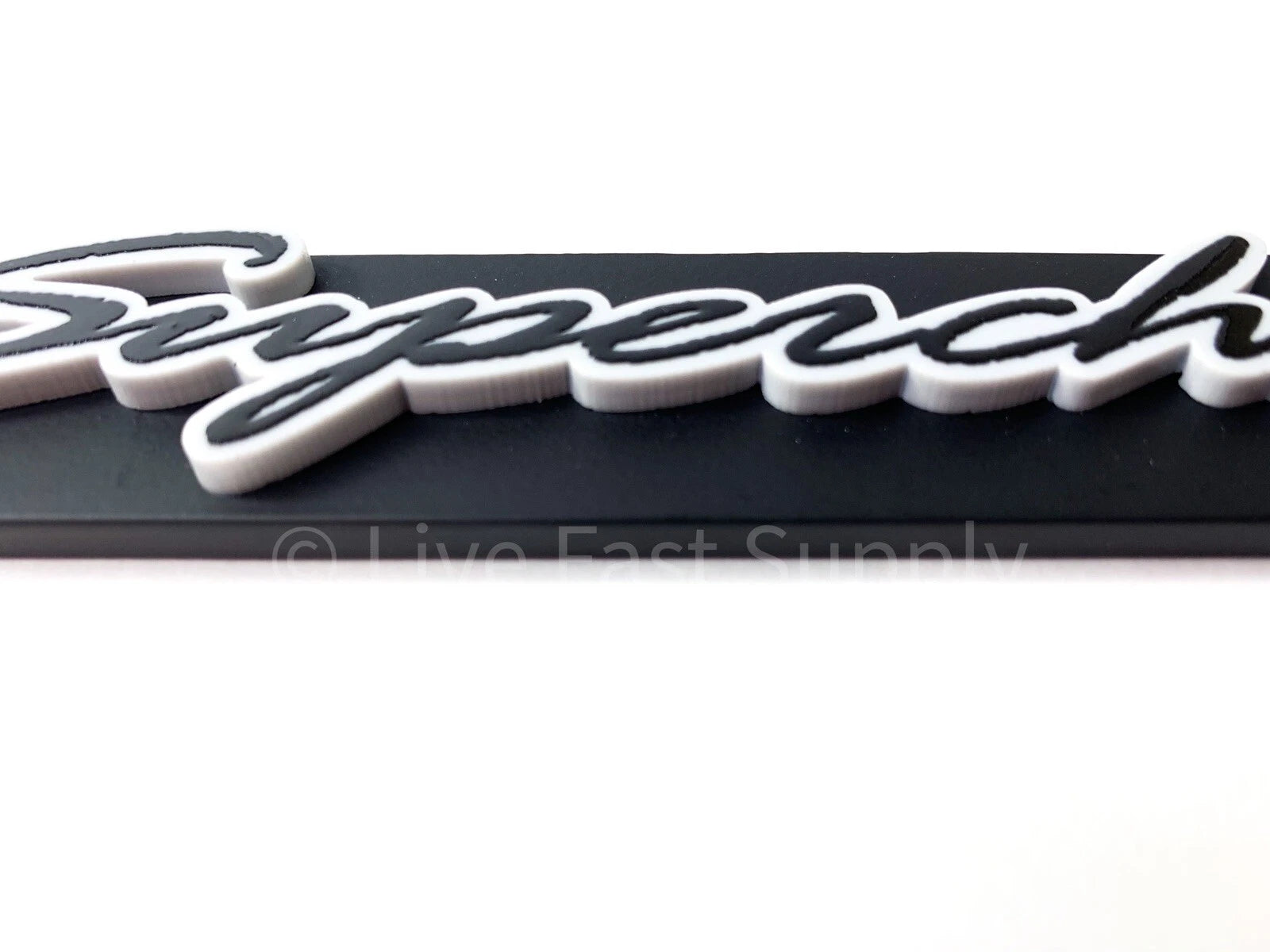 Matte Black Premium License Plate Frame with Gray Outline for Ford (2009–2014)
