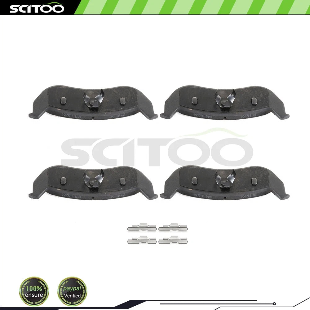 4X Metallic Brake Pads Rear for Ford Crown Victoria/Lincoln Town Car (2003–2011)