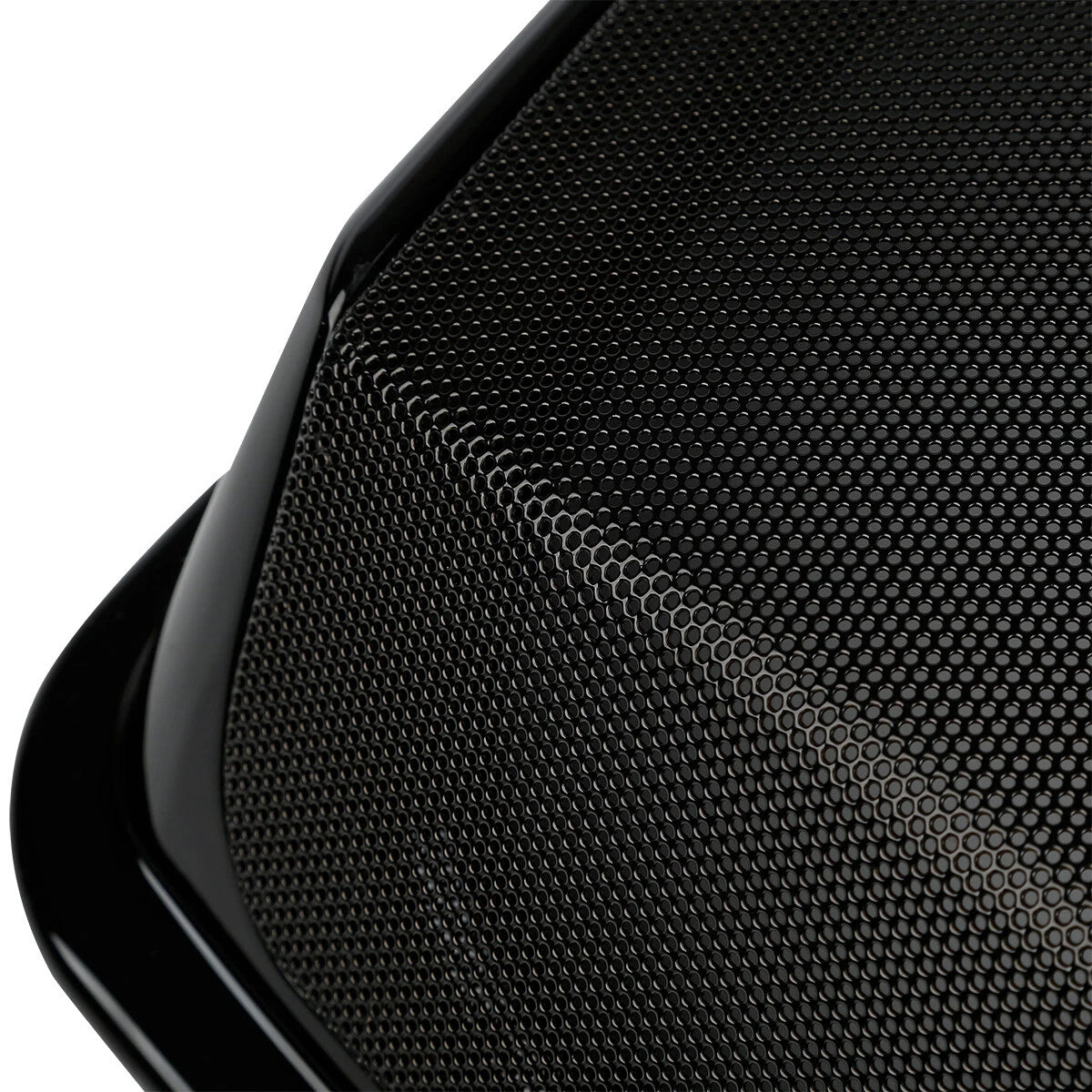 Vivid Black Speaker Saddlebag Lids for Harley Touring FLHR FLHT FLHX (1993–2013)