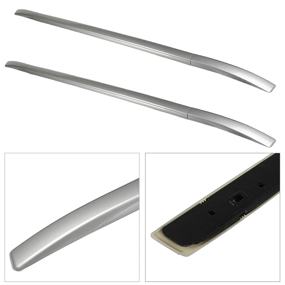 Roof Rack Rails for Mitsubishi Outlander (2013–2019) Silver Aluminum