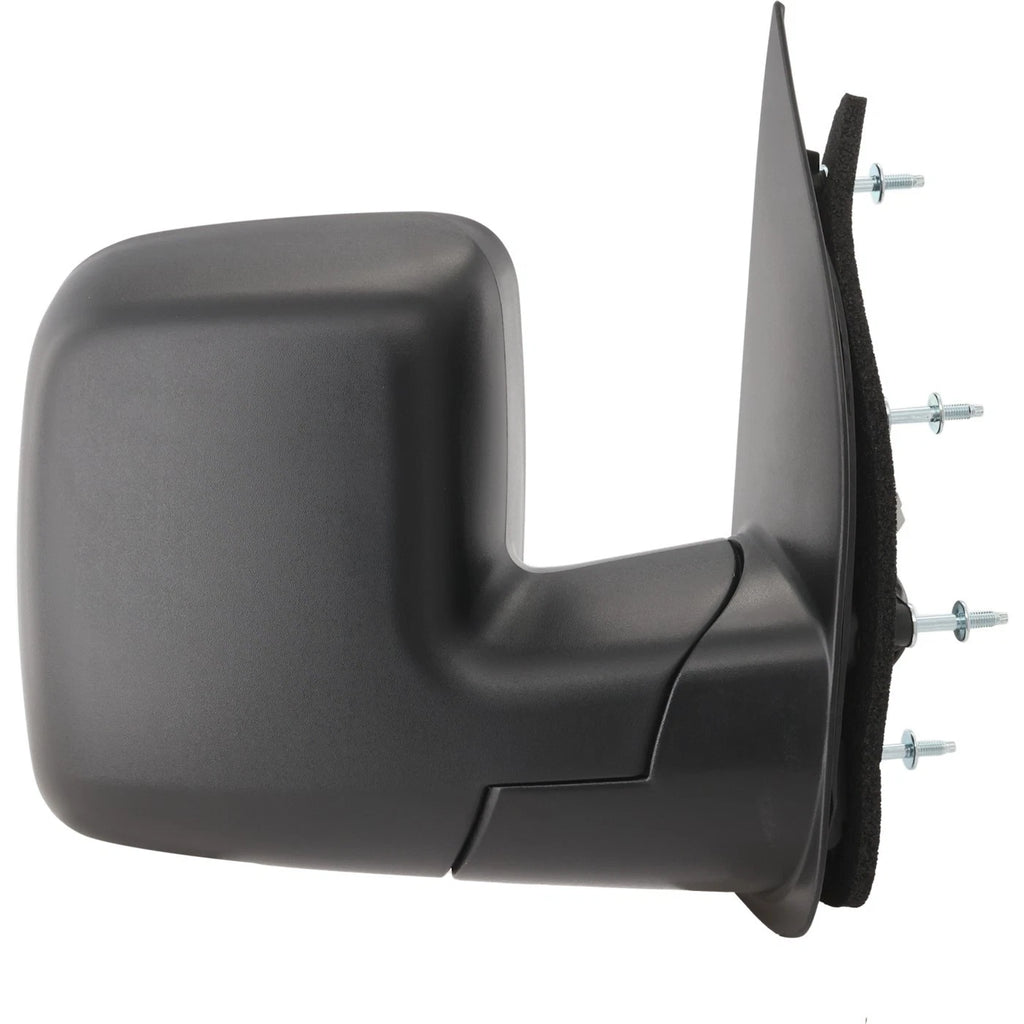 Passenger Side Mirror for Econoline Van (2010–2014) Textured Black Manual Fold