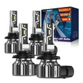 2X NOVSIGHT 9005 9006 LED Headlight Bulbs Kit 6500K 10000LM