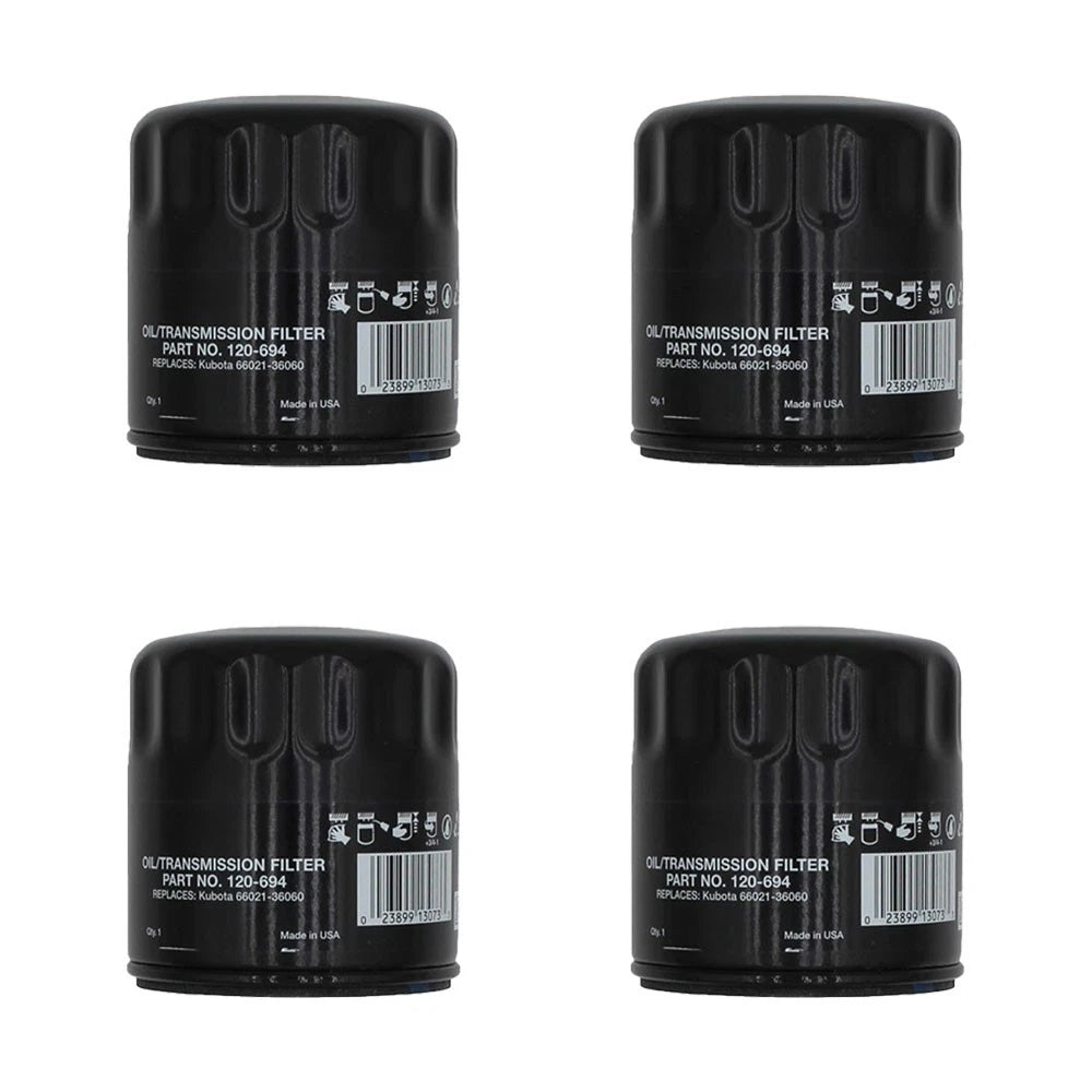 Set of 4 Transmission Filters for Kubota B Series (All Models) HHK70-14073 66021-36060