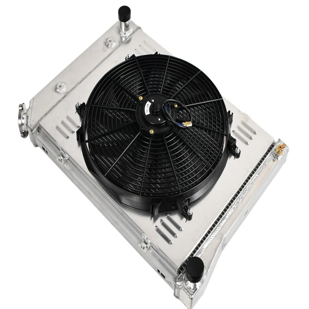 3 Row Aluminum Radiator Shroud Fan for Chevy Nova (1968–1973) / Camaro (1970–1981)