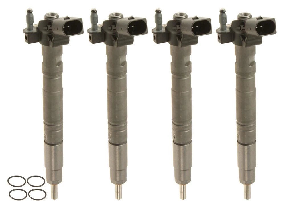 Set of 4 Bosch Remanufactured Fuel Injectors for Audi A3 VW Beetle Golf Jetta
