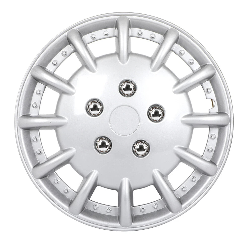 Set of 4 Wheel Hub Caps for R13 Tire & Rim (Fits Various Models)