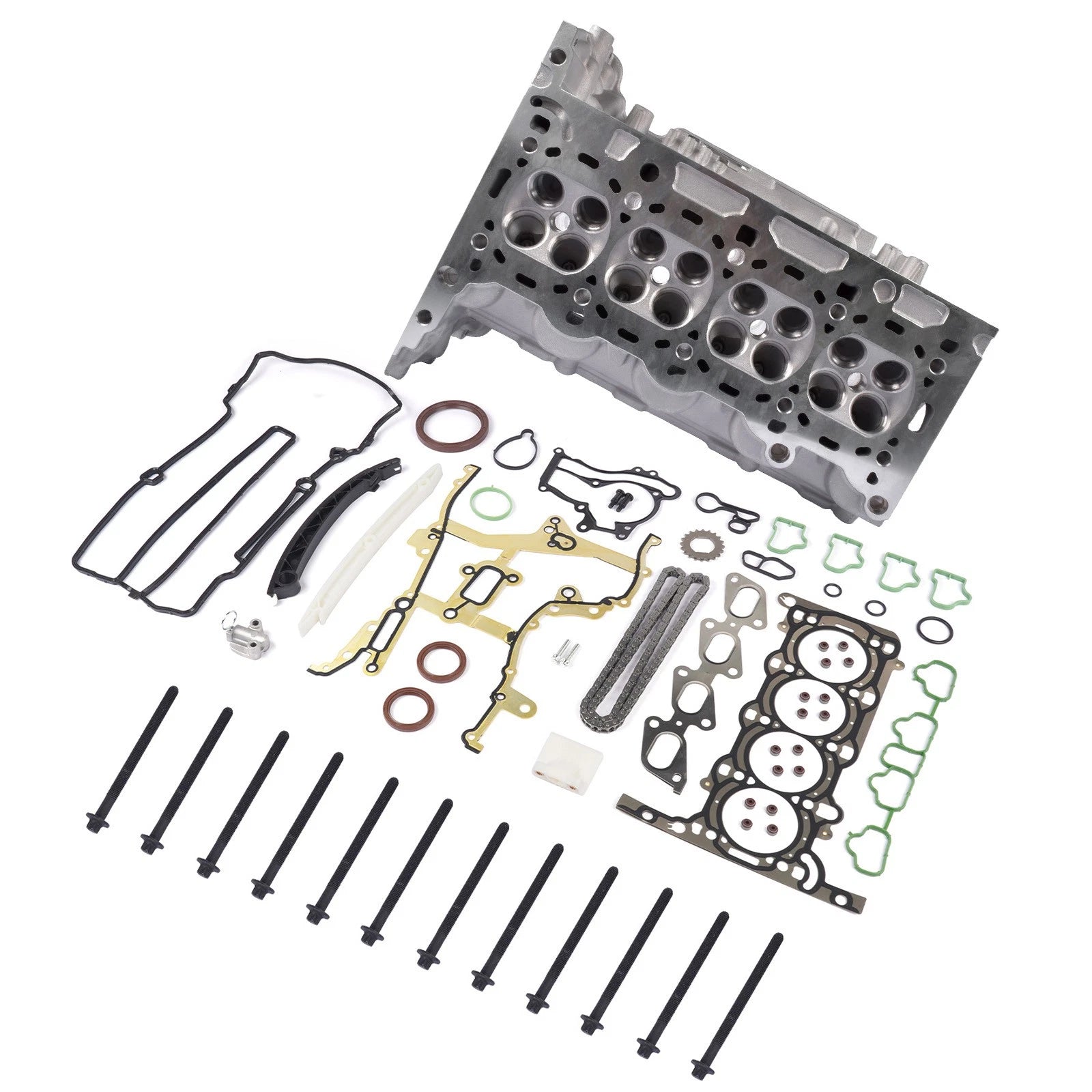 Cylinder Head, Gasket & Timing Chain Set for Chevy Sonic, Buick Encore (2012-2016)