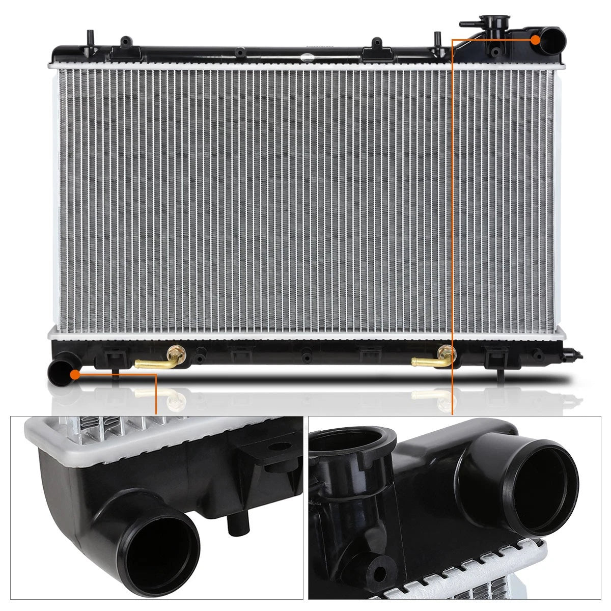 Aluminum Core Radiator for Subaru Forester 2.5L Non Turbo (2003–2008) DPI-13021