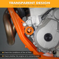 Clear Oil Filter Cover Cap Plug for KTM 350 SXF XCF EXC-F EXCF (2011–2025)