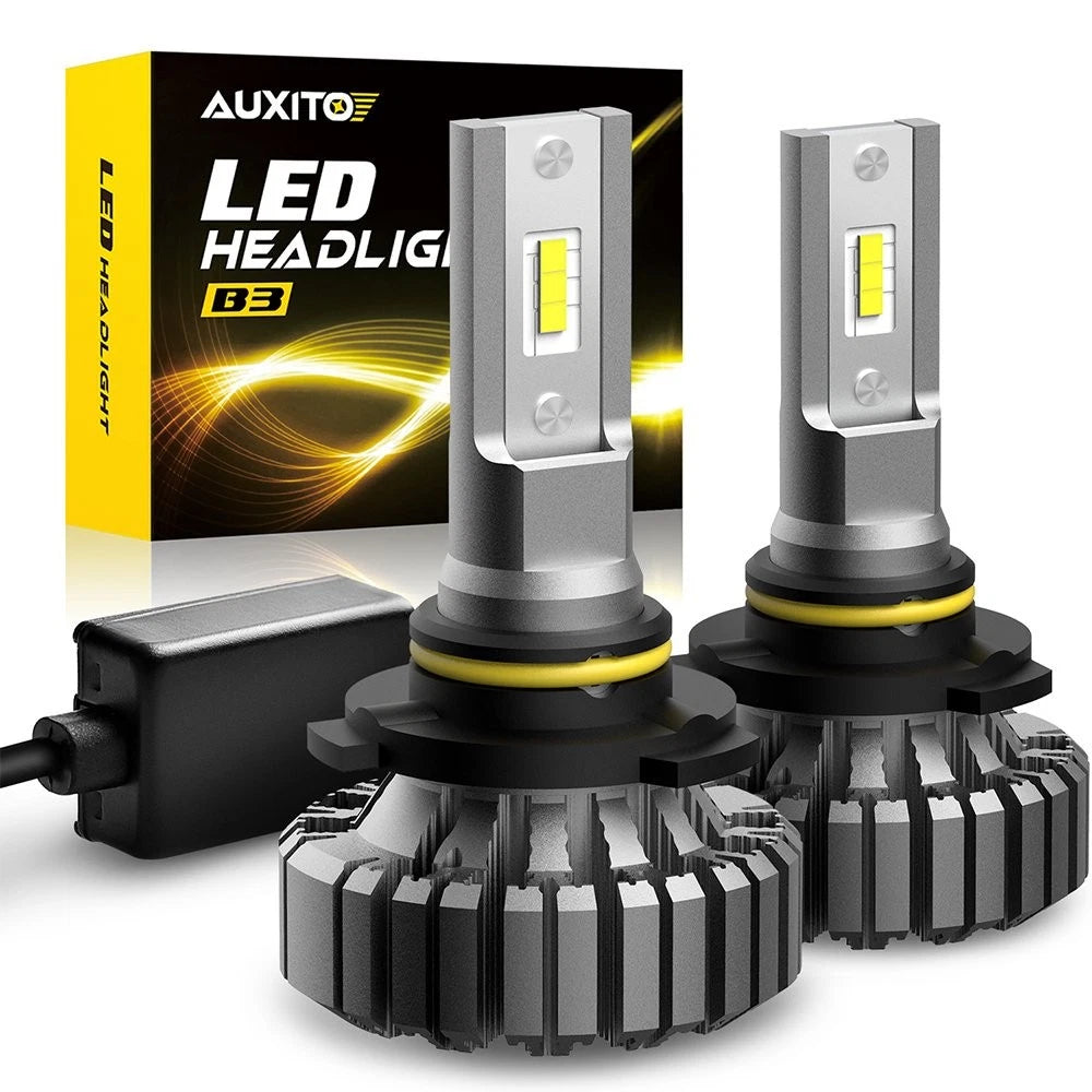 2X AUXITO LED Headlight Bulbs 9006 HB4 6500K Low Beam White for