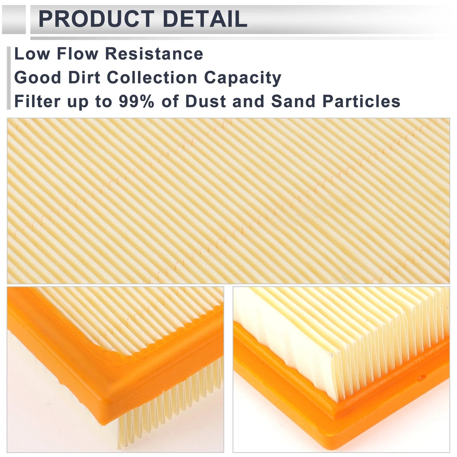 Set of 2 Engine Cabin Air Filters No.1780137020 for Toyota Prius (2012–2015)