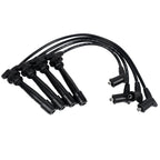 4X Spark Plugs + 4X Wires for Hyundai Accent 1.6L L4 (2001–2005) 78052127 2742026700