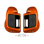Lower Vented Leg Fairings for Harley Touring (2014–2024) - Scorched Orange