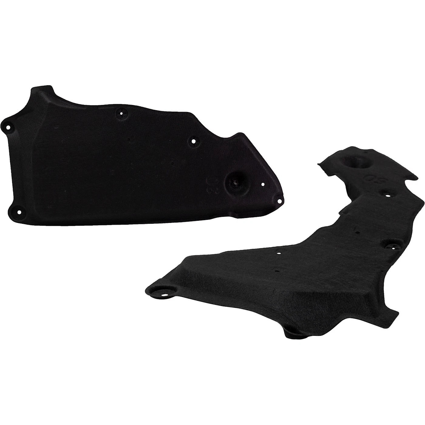 Set of 2 Engine Splash Shields for Toyota Highlander (2020) Rear AWD
