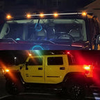 10pc LED Cab Roof Running Light Set for Hummer H2 (2003–2009)