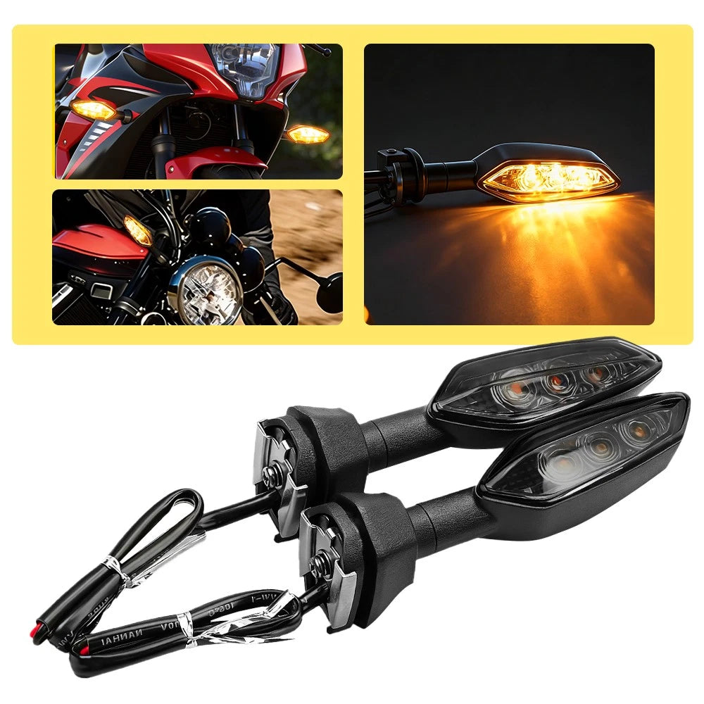 Turn Signal Indicator Light for Kawasaki Versys-X 300 (2017–2025) Smoked