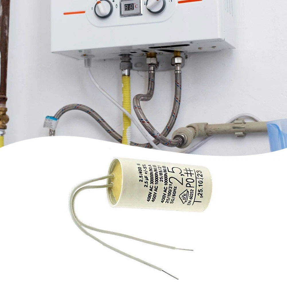 2.5uF Motor Run Capacitor for Wall-Mounted Boiler Pumps