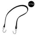 Set of 50 31" Natural Rubber Tarp Straps for Flatbed Trucks