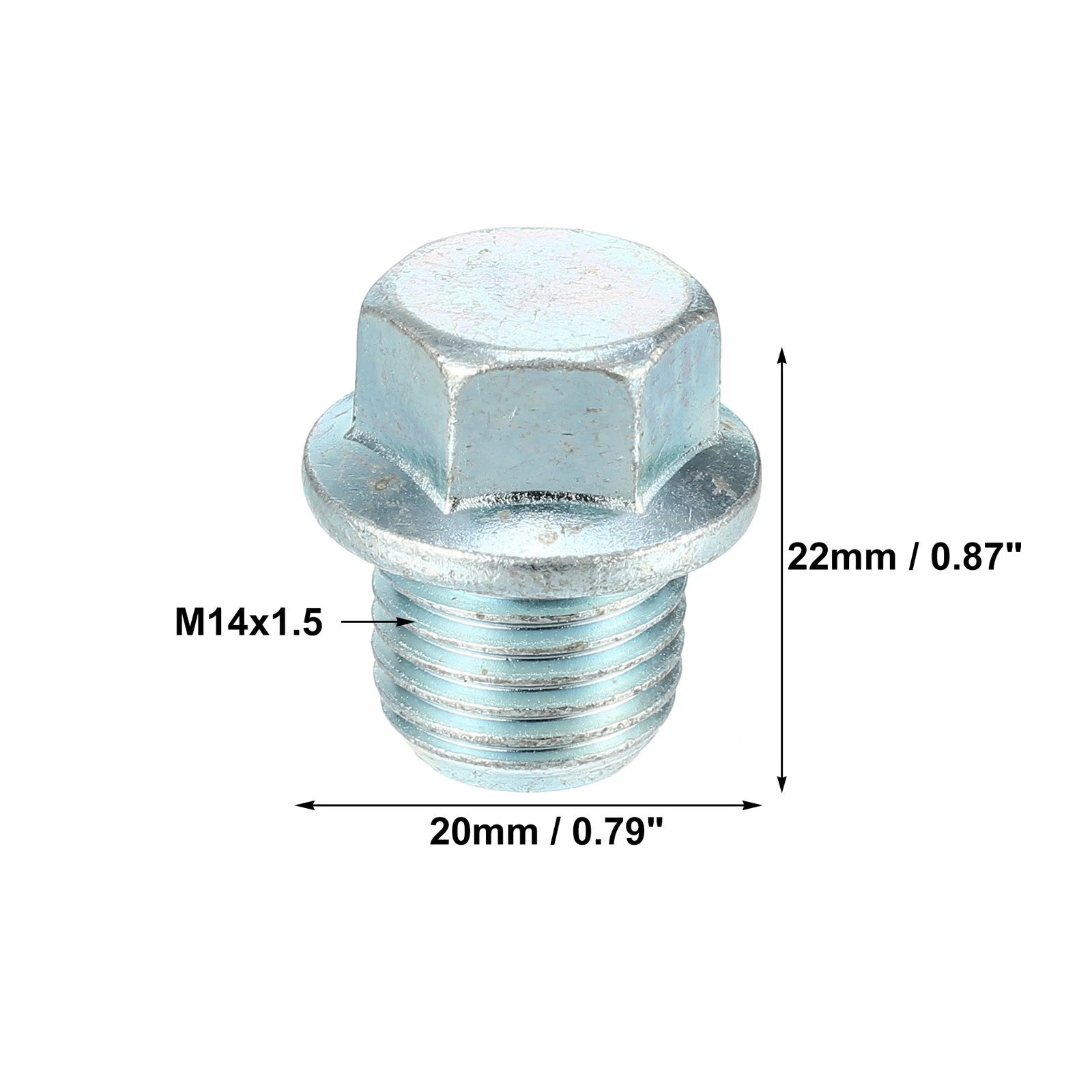 Set of 2 M14x1.5 Oil Drain Plug with Washer MD050316 for Mitsubishi 