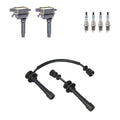 Set of 2 Ignition Coil Wires & 4 Bosch Iridium Spark Plugs for Sportage (L4)