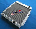 56mm Aluminum Radiator & 16" Fan for Ford Mustang V8 289 302 (1964-1966)