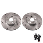 Front Brake Rotors Pair for Toyota Corolla (2009–2019) Pontiac Vibe (2009–2010) S31505