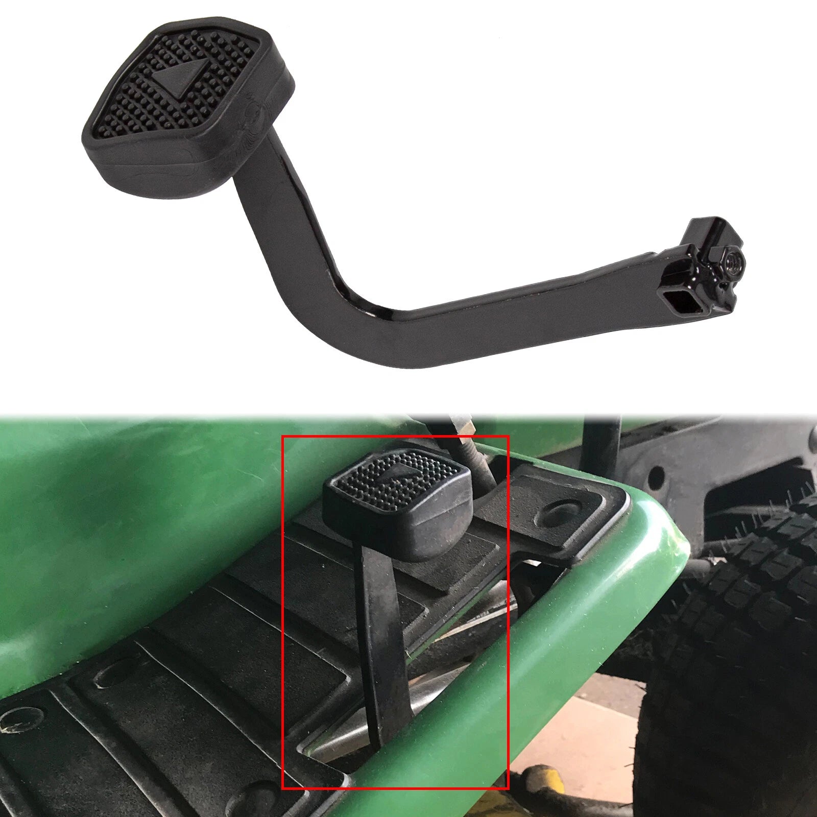 Enhanced Reverse X-Pedal with Rubber Pad for John Deere 425 445 455 LX176 LX178