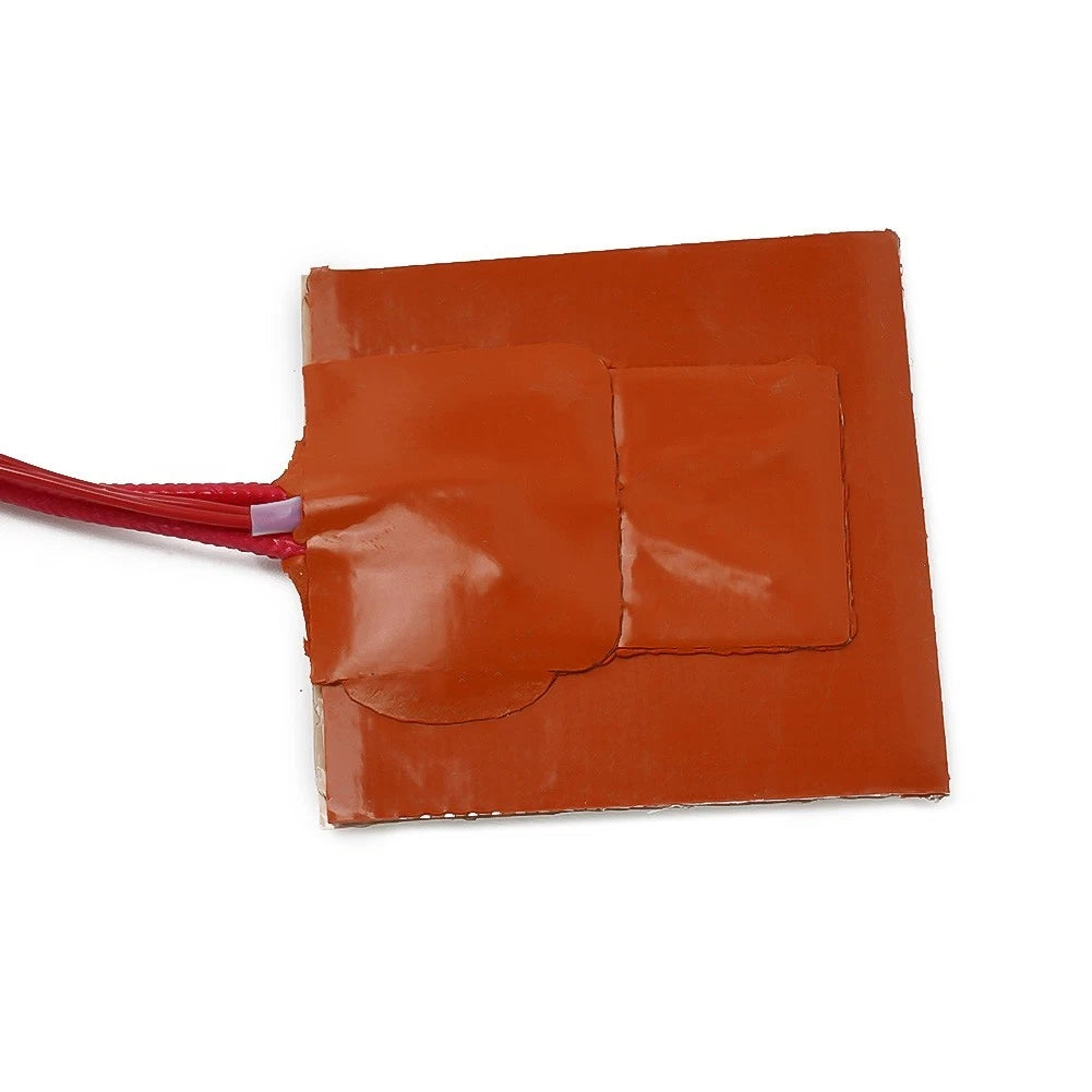 Heater Mat 50x50mm 12V 10W Silicone Pad for Printer Heated Bed
