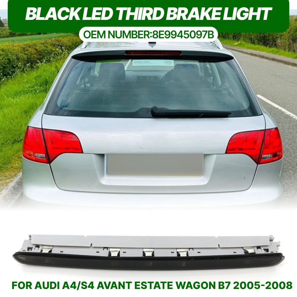 Smoke Rear Third Brake Light for Audi A4/S4 Avant B7 (2005–2008)