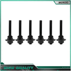 Ignition Coil Set of 6 for Honda Passport Isuzu Axiom Rodeo Trooper Amigo (1998–2002) UF251