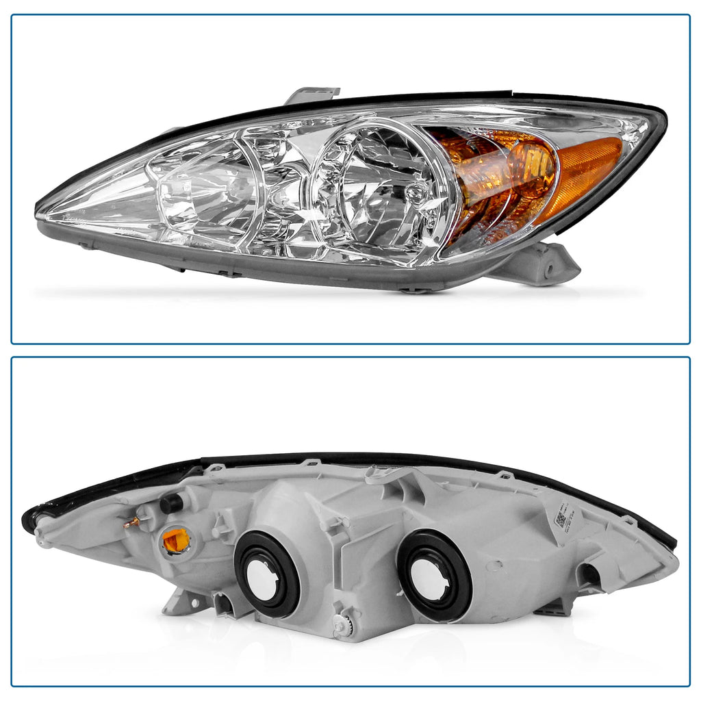 Set of 2 Headlights for Toyota Camry (2002–2004)
