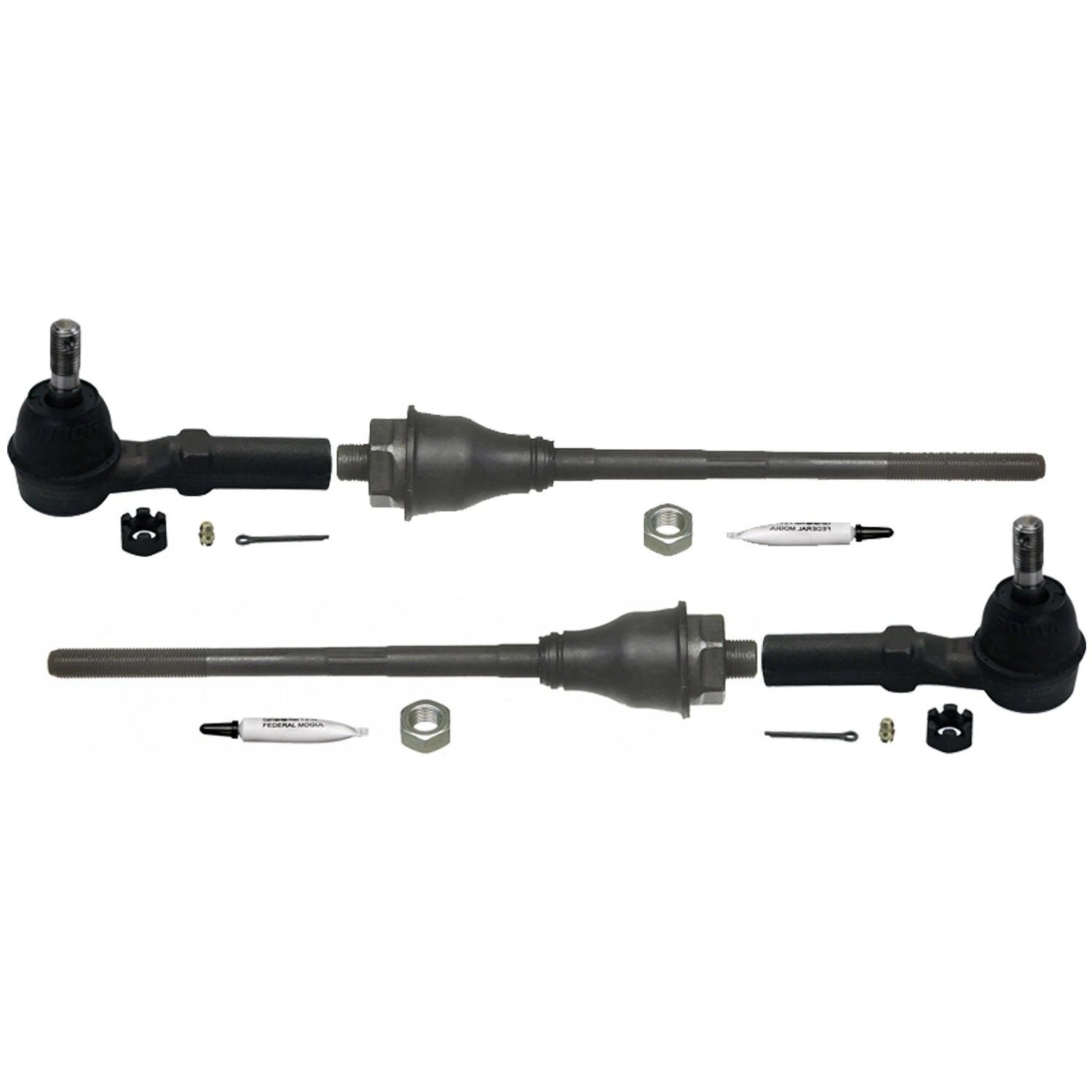 Moog Inner & Outer Steering Tie Rod Ends Kit for Silverado Sierra 2500 3500 (2001–2023)