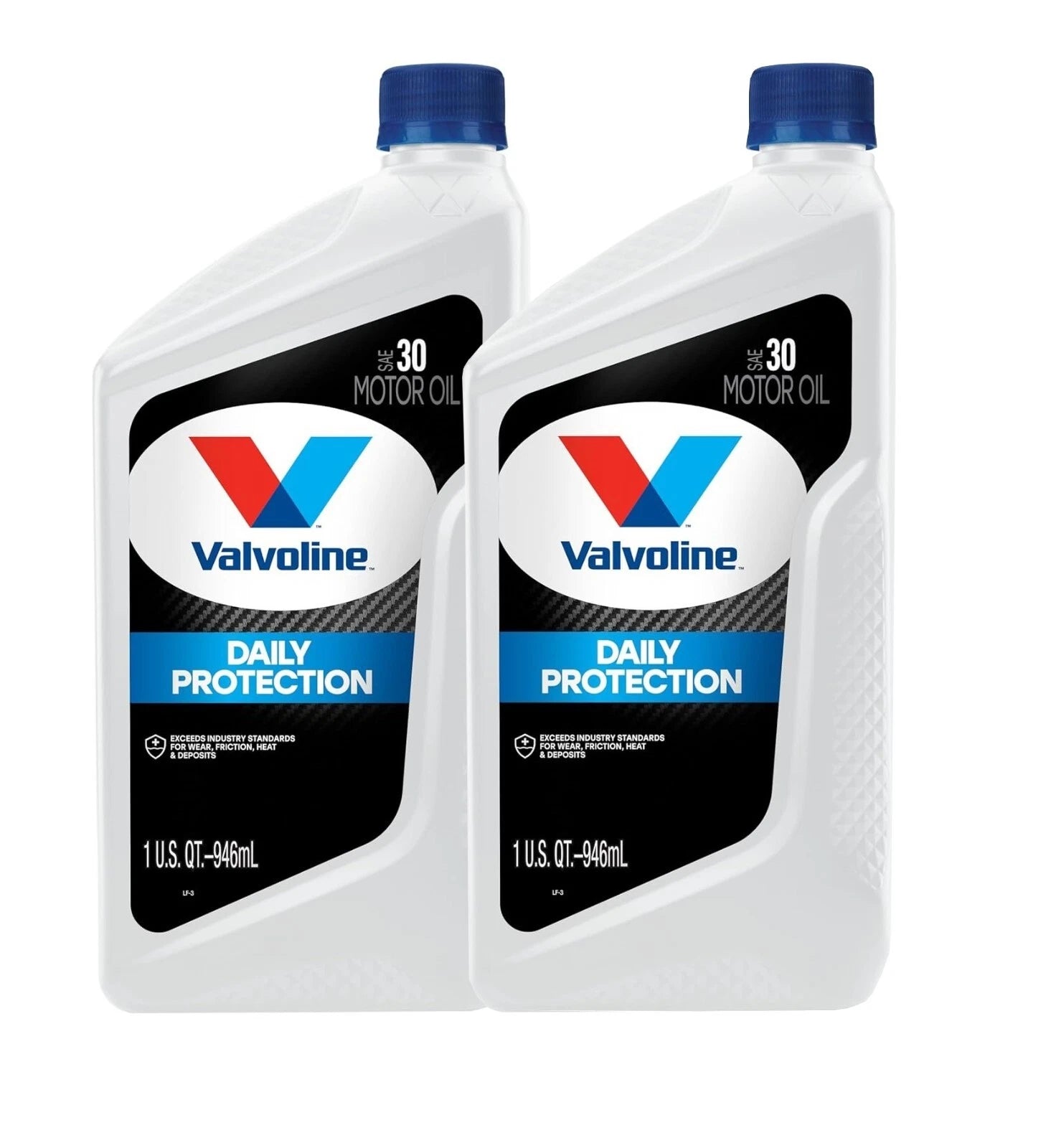 2X Valvoline Daily Protection SAE 30 Motor Oil for