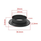 2X Bearing Protection Bracket Cover for Bike Accessories (Anti-Dust, Black)