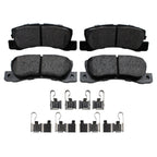 Set of 4 Akebono ProACT Rear Ceramic Brake Pads for Toyota Camry (1997–2001)