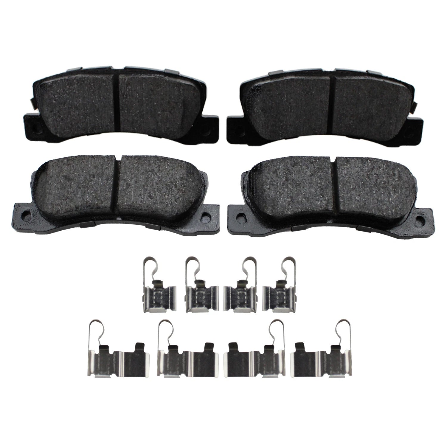 Set of 4 Akebono ProACT Rear Ceramic Brake Pads for Toyota Camry (1997–2001)
