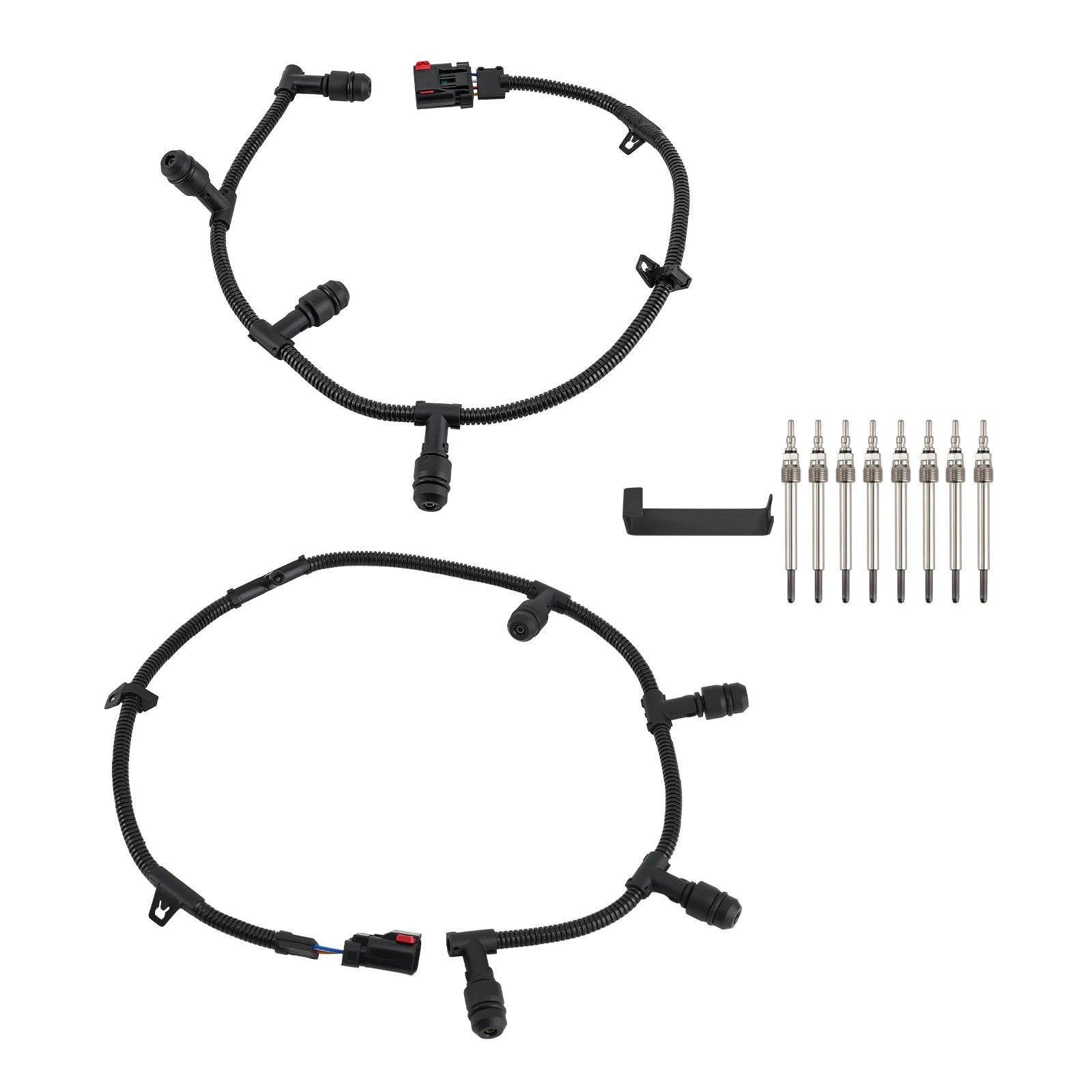 Set of 2 Glow Plug Harnesses for Ford 6.0L Powerstroke (2004–2010)