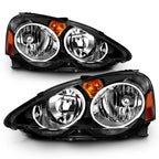 Crystal Clear Headlight Set Replacement for Acura RSX (2002–2004)