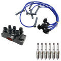 Set of 6 Hitachi Ignition Coils & NGK V-Power Spark Plugs for Explorer V6
