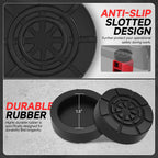 Set of 2 Rubber Pad Adapters for Floor Jack Protection (Universal)