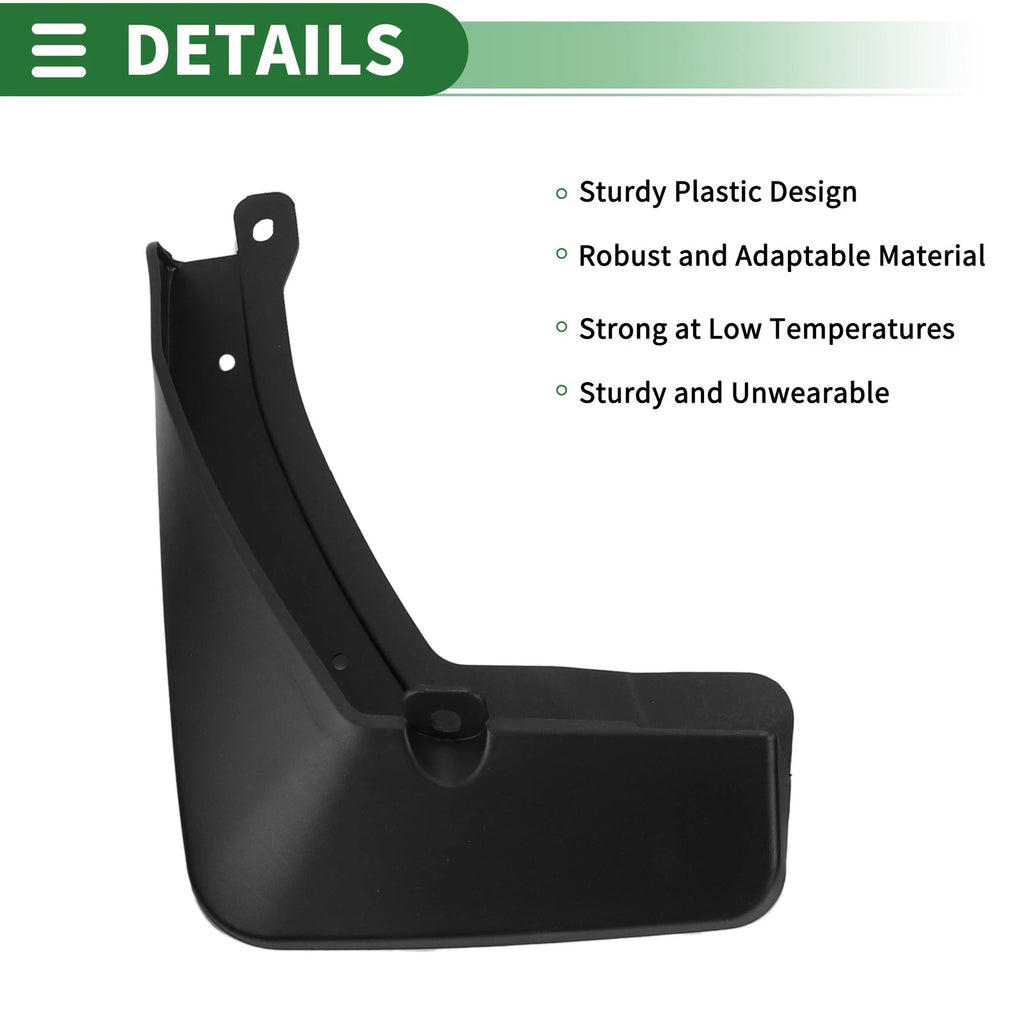 Mud Flaps Splash Guards for Buick Encore GX (2019–2020) W/ Mounts
