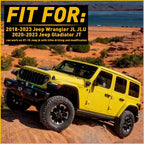 Hood Latch Lock Catch Kit for Jeep Wrangler JL JLU Gladiator JT (2018–2023)