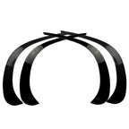 Black Front Bumper Spoiler Trim Cover for Benz GLC X253 (2020-2021)